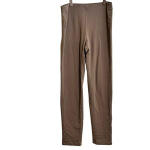J. Jill Slim Med Tall straight Elastic Waistband Pima Cotton Modal Pants Taupe